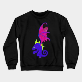 Fey Dragon Cartoon Crewneck Sweatshirt